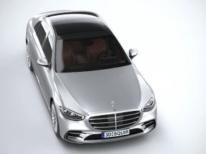 Mercedes-Benz S-class AMG Long 2021 3D Model