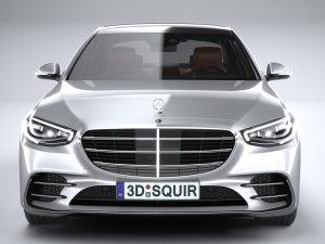 Mercedes-Benz S-class AMG Long 2021 3D Модель