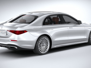 Mercedes-Benz S-class AMG Long 2021 3D Модель