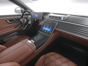 Mercedes-Benz S-class AMG Long 2021 3D Модель