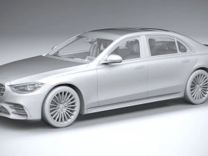 Mercedes-Benz S-class AMG Long 2021 3D Model