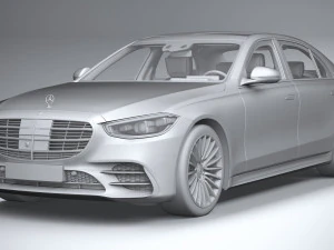 Mercedes-Benz S-class AMG Long 2021 3D Model