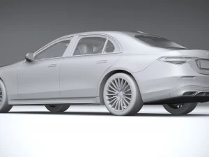 Mercedes-Benz S-class AMG Long 2021 3D Model