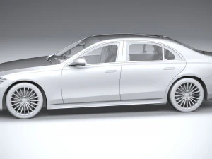 Mercedes-Benz S-class AMG Long 2021 3D Model