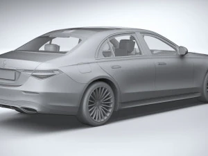 Mercedes-Benz S-class AMG Long 2021 3D Model