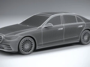 Mercedes-Benz S-class AMG Long 2021 3D Model