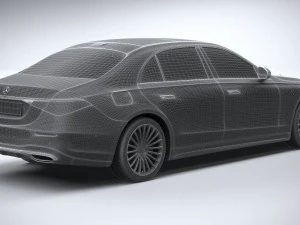 Mercedes-Benz S-class AMG Long 2021 3D Model