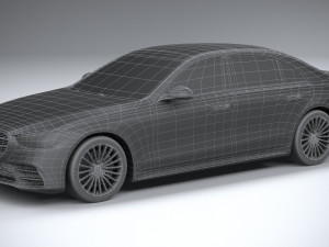 Mercedes-Benz S-class AMG Long 2021 3D Модель