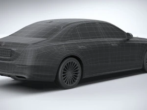 Mercedes-Benz S-class AMG Long 2021 3D Model