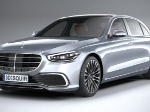 Mercedes-Benz S-class Long 2021 Modello 3D