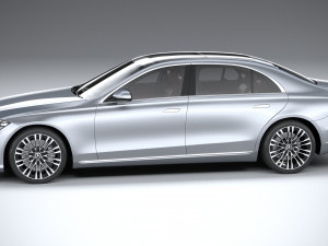Mercedes-Benz S-class Long 2021 Modello 3D