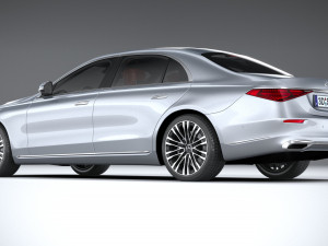 Mercedes-Benz S-class Long 2021 Modello 3D