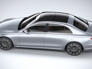 Mercedes-Benz S-class Long 2021 Modello 3D