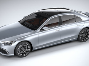 Mercedes-Benz S-class Long 2021 Modello 3D