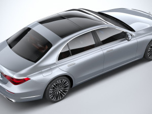 Mercedes-Benz S-class Long 2021 Modello 3D