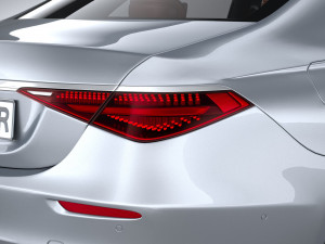 Mercedes-Benz S-class Long 2021 Modello 3D
