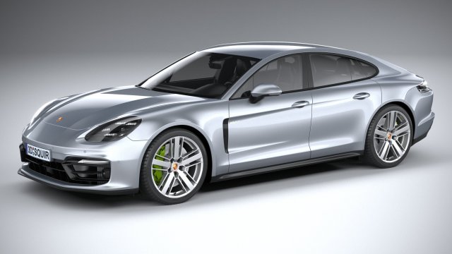 Porsche Panamera 4 E-hybrid Sport Turismo 2021 Model 3D .c4d .max .obj .3ds .fbx .stl .blend