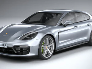 Porsche Panamera 4 E-hybrid Sport Turismo 2021 3D Model