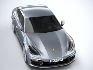 Porsche Panamera 4 E-hybrid Sport Turismo 2021 Model 3D