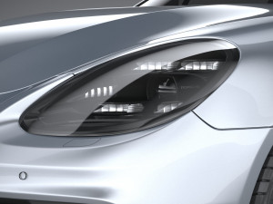 Porsche Panamera 4 E-hybrid Sport Turismo 2021 Model 3D
