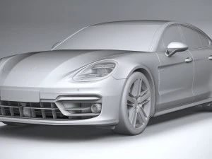 Porsche Panamera 4 E-hybrid Sport Turismo 2021 3D Model