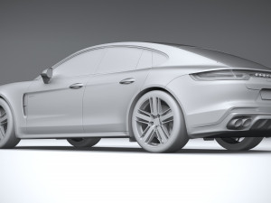 Porsche Panamera 4 E-hybrid Sport Turismo 2021 Model 3D