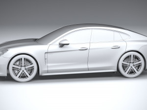 Porsche Panamera 4 E-hybrid Sport Turismo 2021 Model 3D