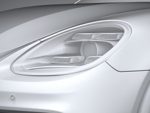 Porsche Panamera 4 E-hybrid Sport Turismo 2021 Model 3D