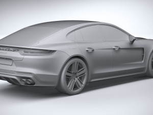 Porsche Panamera 4 E-hybrid Sport Turismo 2021 Model 3D