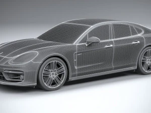 Porsche Panamera 4 E-hybrid Sport Turismo 2021 3D Model