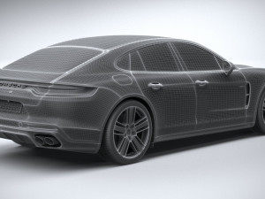Porsche Panamera 4 E-hybrid Sport Turismo 2021 Model 3D