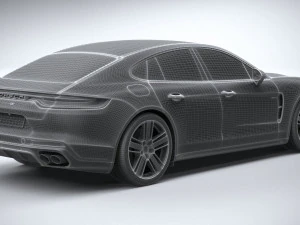 Porsche Panamera 4 E-hybrid Sport Turismo 2021 3D Model