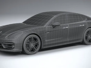 Porsche Panamera 4 E-hybrid Sport Turismo 2021 3D Model