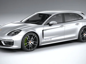 Porsche Panamera 4 E-hybrid Sport Turismo 2021 Modello 3D