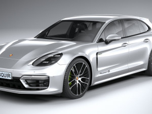 Porsche Panamera 4 E-hybrid Sport Turismo 2021 Modelo 3D