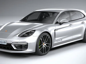 Porsche Panamera 4 E-hybrid Sport Turismo 2021 3D Model