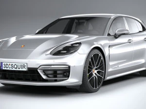 Porsche Panamera 4 E-hybrid Sport Turismo 2021 3D Model