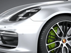 Porsche Panamera 4 E-hybrid Sport Turismo 2021 3D Model