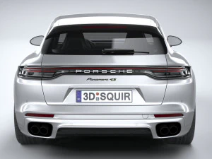 Porsche Panamera 4 E-hybrid Sport Turismo 2021 3D Model