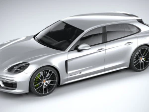 Porsche Panamera 4 E-hybrid Sport Turismo 2021 3D Model