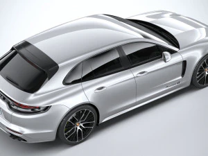 Porsche Panamera 4 E-hybrid Sport Turismo 2021 3D Model