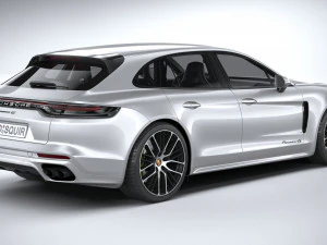 Porsche Panamera 4 E-hybrid Sport Turismo 2021 3D Model
