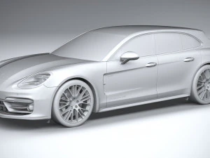 Porsche Panamera 4 E-hybrid Sport Turismo 2021 3D Model