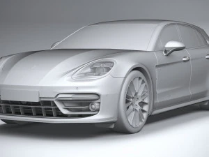 Porsche Panamera 4 E-hybrid Sport Turismo 2021 3D Model