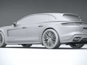 Porsche Panamera 4 E-hybrid Sport Turismo 2021 Modelo 3D