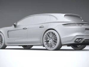 Porsche Panamera 4 E-hybrid Sport Turismo 2021 3D Model