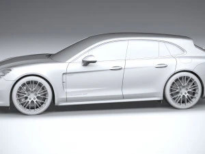 Porsche Panamera 4 E-hybrid Sport Turismo 2021 3D Model