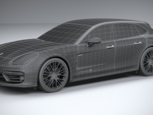 Porsche Panamera 4 E-hybrid Sport Turismo 2021 Modelo 3D