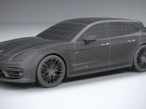 Porsche Panamera 4 E-hybrid Sport Turismo 2021 3D Model