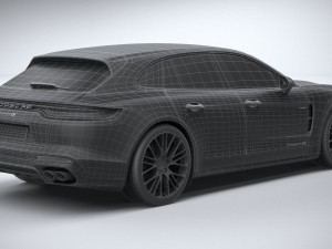 Porsche Panamera 4 E-hybrid Sport Turismo 2021 Modelo 3D